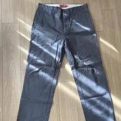 Supreme chino pants グレー チノパン　32 24ss 未使用 SUPREME (シュプリーム) 24SS Chino Pant チノパンツ ロング