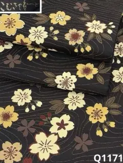 こむさでもーど 袋帯 桜 やまと扱い 正絹 六通 Q1171