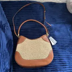 ラルフローレン　ストロー 2way ワンショルダーバッグ