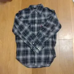 Levi's ウエスタンシャツ M オンブレチェック シャドー 00s