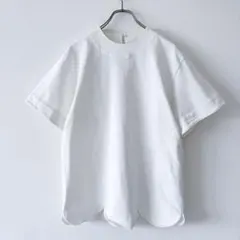 ネストローブnest Robe コットンラミーブロードTブラウス オフシロ