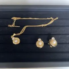 courreges ネックレス　イヤリングSET
