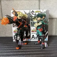 僕のヒーローアカデミア Fight On! 緑谷出久　爆豪勝己　フィギュアセット