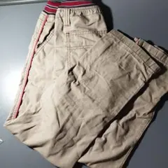 140cm ベージュ カーゴパンツ