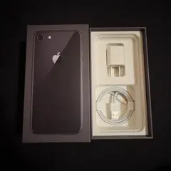 iPhone8 黒 空箱 純正 Lightning