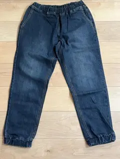 【新品、未使用品】ニッセン　ストレッチデニムジョガーパンツ　150cm