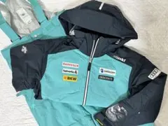 DESCENTE デサント子供用スキーウェア上下セット 150 ブルー×ネイビー