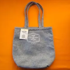 スウェット生地 トートバッグ グレー プリントあり シンプル 即購入可能！