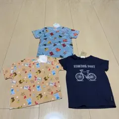 トミカ働く車 消防車 なりきり 半袖 Tシャツ 3枚セット 90 100
