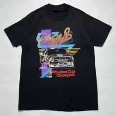 90s シボレールミナ ウィンストンカップ ビンテージTシャツ L 黒○8746のサムネイル