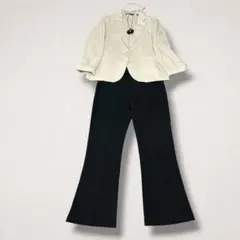 UNIQLO Theory感動ジャケット フレアパンツ セットアップ S 洗える