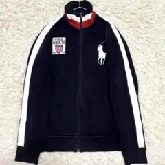 【美品✨】ポロバイラルフローレン ビッグポニー トラックジャケット USA Mのサムネイル