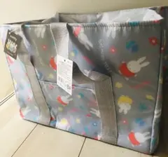 新品 大容量 保冷 レジカゴバッグ トートバッグミッフィー グレー