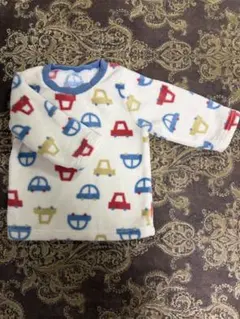 車柄フリースベビーパジャマセット　サイズ80