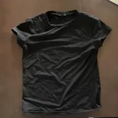 シンプル ブラック 半袖 Tシャツのサムネイル