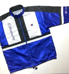 チャンピオン　ゴールドウイン　ナイロンジャケット　L相当　ロゴ刺繍　レトロ