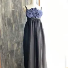 diagram 美品イブニングドレス 超ロングドレス ワンピース ブラック