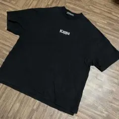 Kappa Tシャツ ブラック 刺繍ロゴ　フリーサイズ　ゆるだぼ　y2kのサムネイル