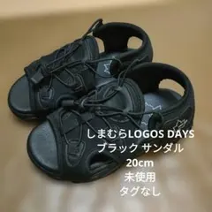 LOGOS DAYSブラック キッズ サンダル20cm