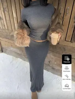 タイトスカート　セットアップ　シーン　ZARA moussy SLY H&M