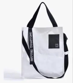 トートバッグ キャンバス ショルダーバッグ 大容量 内側ポケットあり ホワイト