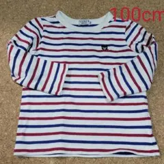 MIKIHOUSE ダブルビー DOUBLE.B ボーダーカットソー100cm