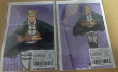 進撃の巨人 くじメイト E賞缶バッジ＋ポストカード【エルヴィン】