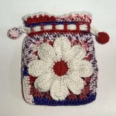花モチーフ 巾着袋 ポーチ 小物入れ