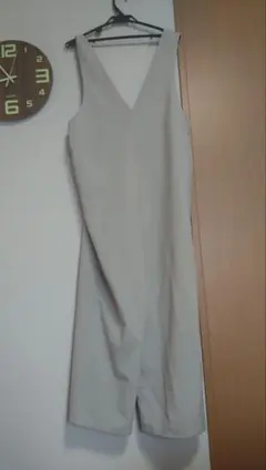 Ciaopanic　ＴＹＰＹ ベージュ Vネック サロペット オーバーオール