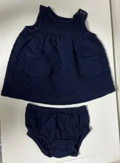 GAP ネイビー ワンピースとパンツセット 3-6ヶ月