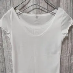 【ユニクロ】＊重ね着風Tシャツ＊Sサイズ＊メッシュ地＊美品！