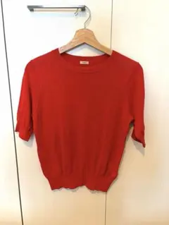 IÉNA コットン麻クルーネックプルオーバー