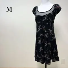 Ralph Lauren 花柄ワンピース 背中開きデザイン ビスコース100%