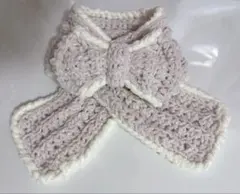 マフラー　ハンドメイド　プリンセスモール　リボン