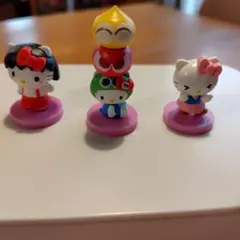 ハローキティ・マイメロディ・カエル フィギュア3体セット