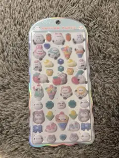 【新品、未使用】コットンパフィーシール　シマエナガ