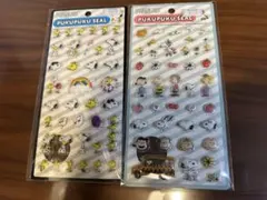 PEANUTS プクプクシール 2枚セット