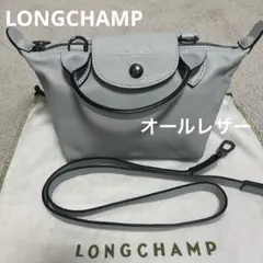 美品✨8.6万ロンシャン　ル・プリアージュ　キュイール　XS　オールレザー
