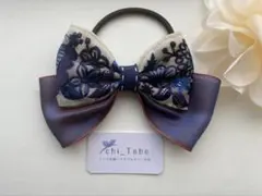 70 ✳︎組み合わせ自由！３点購入で1300円✳︎中インド刺繍リボンポニーヘアゴム♡