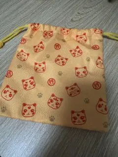 ※お値下げ【未使用】ふしぎ駄菓子屋　銭天堂　巾着　猫