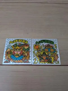 ビックリマンシール2枚セット　ヘッドロココ