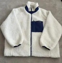 Salvatore Ferragamo ボアジャケット アイボリー