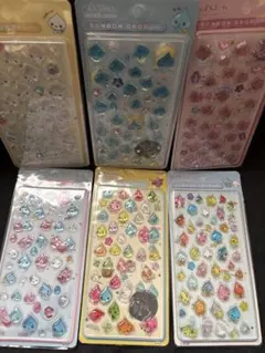 しずくちゃん ボンボンドロップシール ボンドロ 6枚セット