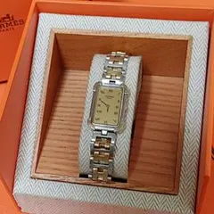 エルメス時計/極極極美品クリッパー/新品電池新品仕上げ正常稼働品