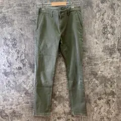 ✨UNIQLO✨ユニクロ♡チノパン♡ストレッチ有♡グリーン系(ウエスト73)