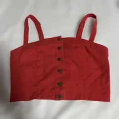 FOREVER 21 ビスチェ レッド Mサイズのサムネイル