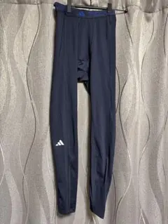 adidas TECHFIT タイツ ロングレギンス　ネイビー　サイズSのサムネイル
