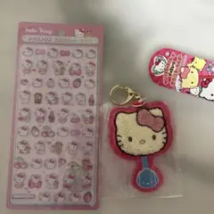 サンリオ ボンボンドロップシール ハローキティ 正規品 サガラキーホルダー