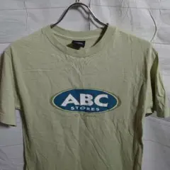 け409 90s~00s ABC STORES ABCストア 半袖 Tシャツ S