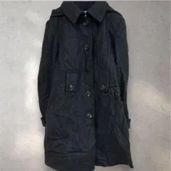 Liz Claiborne 【S】 ウール混 フード付き　ミドル丈コート　グレーのサムネイル